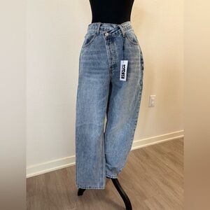 Princess Polly Asymmetric Jeans